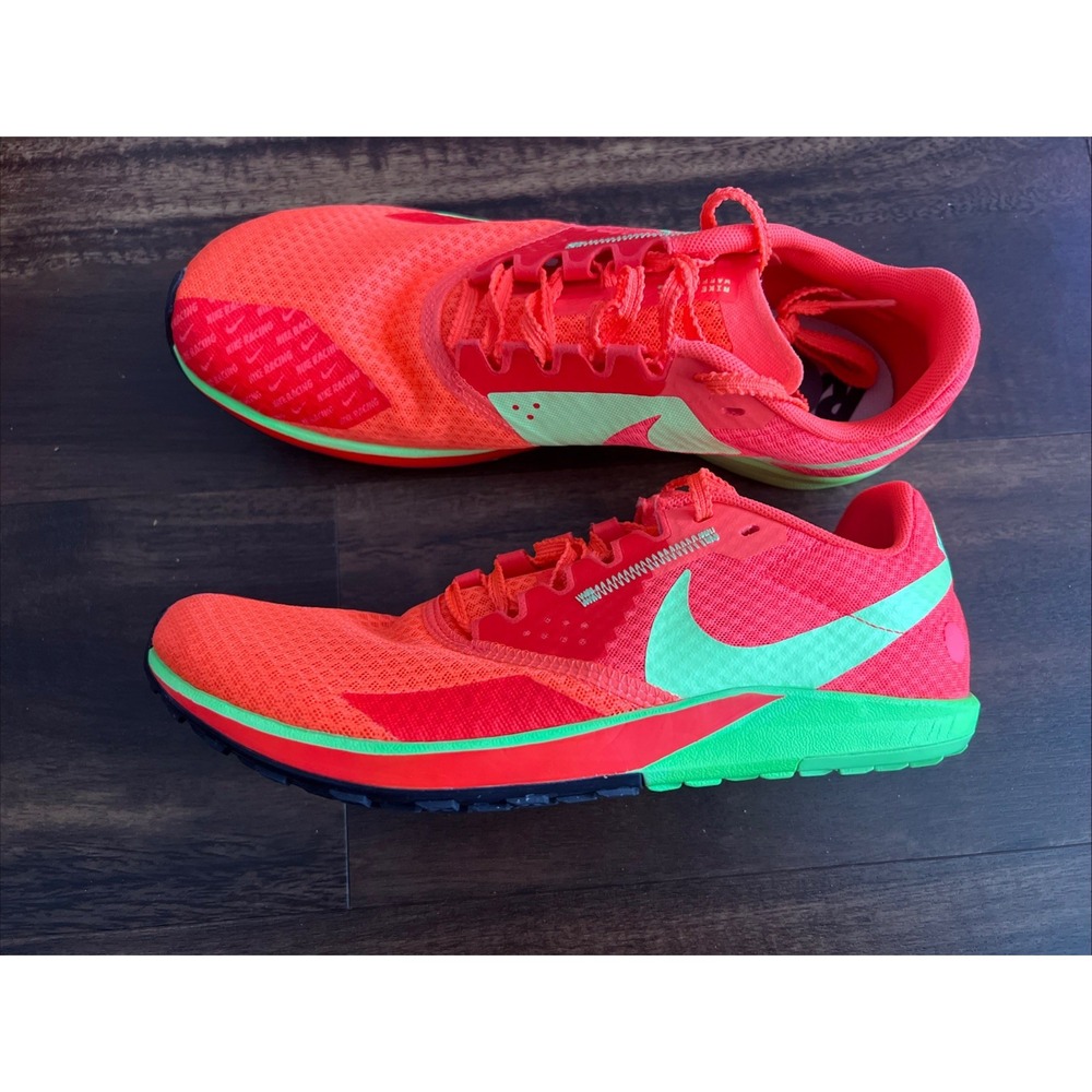 New Nike Zoom Rival XC Waffle Track Shoes Mens Size 4 Bright Crimson Spikeless